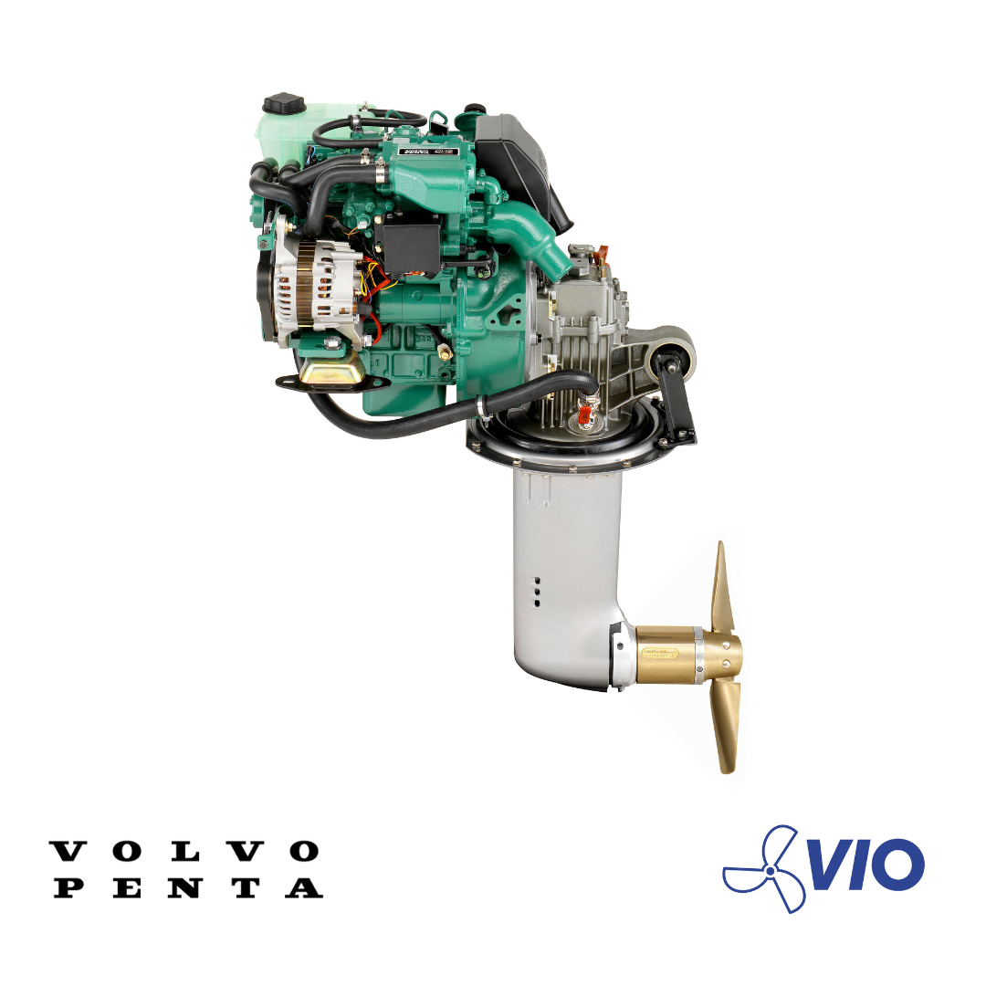 Motore diesel D1 13 con piede saildrive 130S